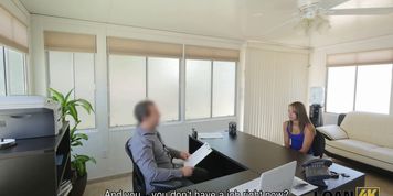 LOAN4K. Agent wants to see her nude body and feel her juicy pussy