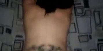 Ashley throwing that big white booty on that cock till she is creampied