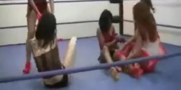 interacial catfight wrestling