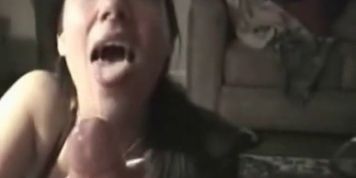 Gf Exposed On Cam Getting Her Face Covered In Warm Cum