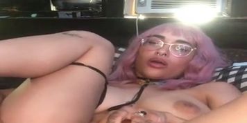 I masturbate while my bf watches tv then he joins the fun 