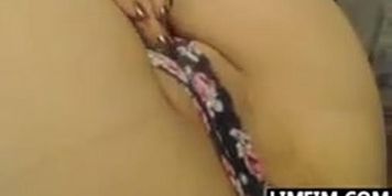 Beautiful Chick Masturbates On The Bed