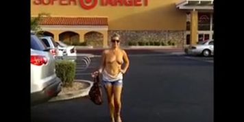 Topless at Target