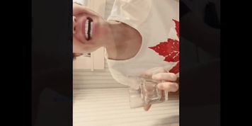 Myra's public pissing and piss drinking adventures compilation. 4K 