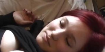 Chubby Rehead with big boobs amateur