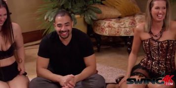 Roleplay sex games for these horny swinger couples
