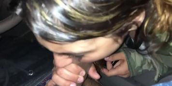 Car blowjob