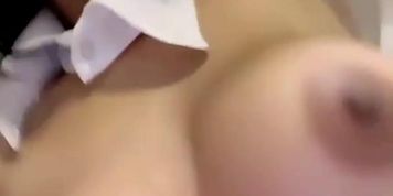 Indonesian Busty Ex-Model Fucked By Big Black Dick (Creampie Version)