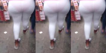 Leggins Blancos Transparencia Calzon Bolitas Negrita Culazo