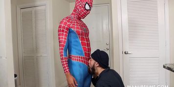 Spiderman Saves The Day At ManUpFilms