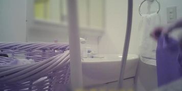 Before my wife's bath