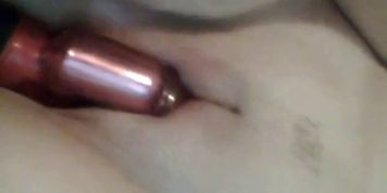 Cute teen having fun playing with her little rabbit