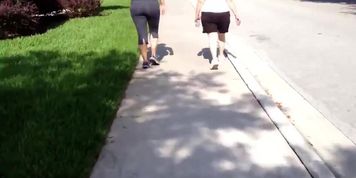 PAWG Walking in Out