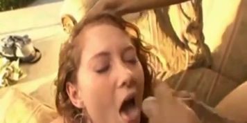 Mylie Moore hot redhead with nice ass fucked by black