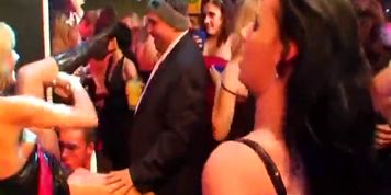 Excited pornstars fucking at casino party