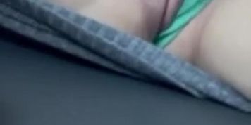 At work parking lot trying not to orgasm to loud, my colleagues are nearby ? (Eva Elfie)