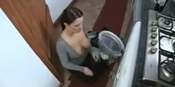 Downblouse paying the rent