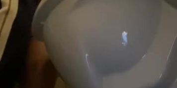 Guy Fucks TSIn Bathroom Stall While At Work 