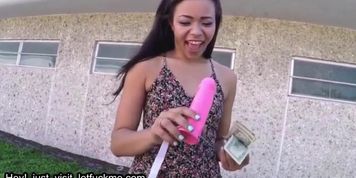 anal black teen paid cash to fuck stranger on motorcycle pov