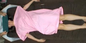 Nasty spy cam massage for the beautiful hairy beaver