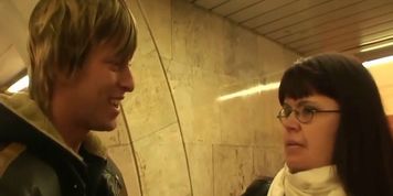 Fat mature is picked up and doggystyled