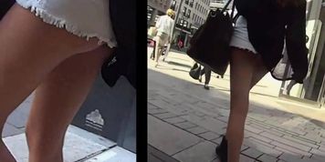 Intimate Follow Of Stunning girl Ass