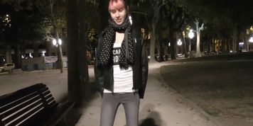 18 years old Luna first porn casting (Luna Rival)