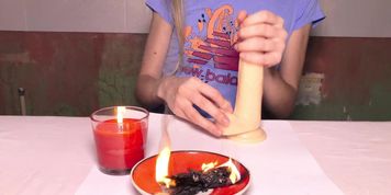 French Fire Joi - Relax With My Sensual Handjob - Jerking You Off - Cum On My Boobs - Art Therapy 4K