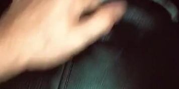 Fucking my girlfriend in hot leather outfit 