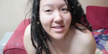 Korean Canadian BBW shaking that fat ass