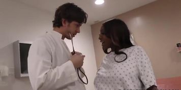 Pregnant Ebony Kayla Ivy Gets Threesome Fucked - Ivy Black