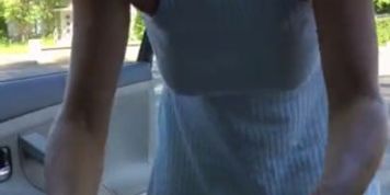 Pussy Tit Flash Hot Wife Changing in Public
