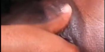 Ebony whores wearing fishnets and lingeries getting slammed in threesome