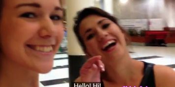 FAKEHUB - Real euro lesbian loves feasting on juicy box