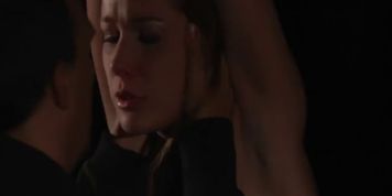 Debauched bdsm at midnight in the woods for teen gal