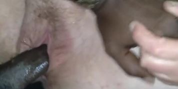 Step sister begs for my BBC so she got a lil sample!!!
