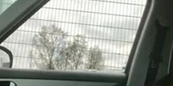 Romanian girls car flash