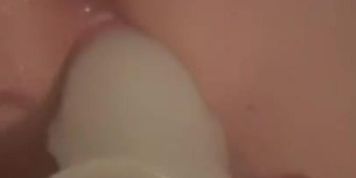 Bad Dragon Creampie stretching 