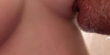 Titty sucking