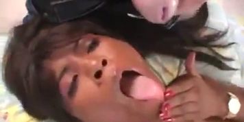 Maia Ginger - Ebony Babe Takes Double Facial