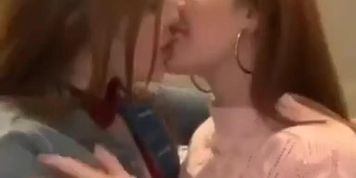 Lesbians Deep Kiss