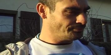 French Blonde Slut Takes Massive Dick Outside