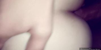 First time feels cum in her ass