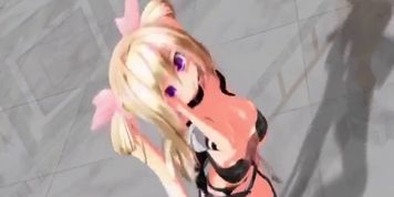 [3D MMD] Blonde Ariane Cevaille Breast Expansion Dance (120 FPS) by Silo9