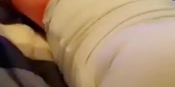 Twerks big butt while playing video game