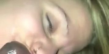 Scarlett Sucking Her First BBC
