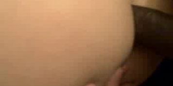 Black Dick in Her Ass and Dildo in Her Pussy