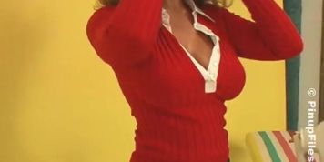 Erica Campbell Pin-up BTS Ironing Board