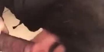Old mother sucks random dick in public restroom and gets caught 