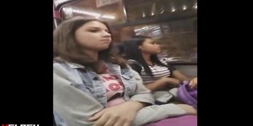 Pure joy from lovely teens with rough bulge